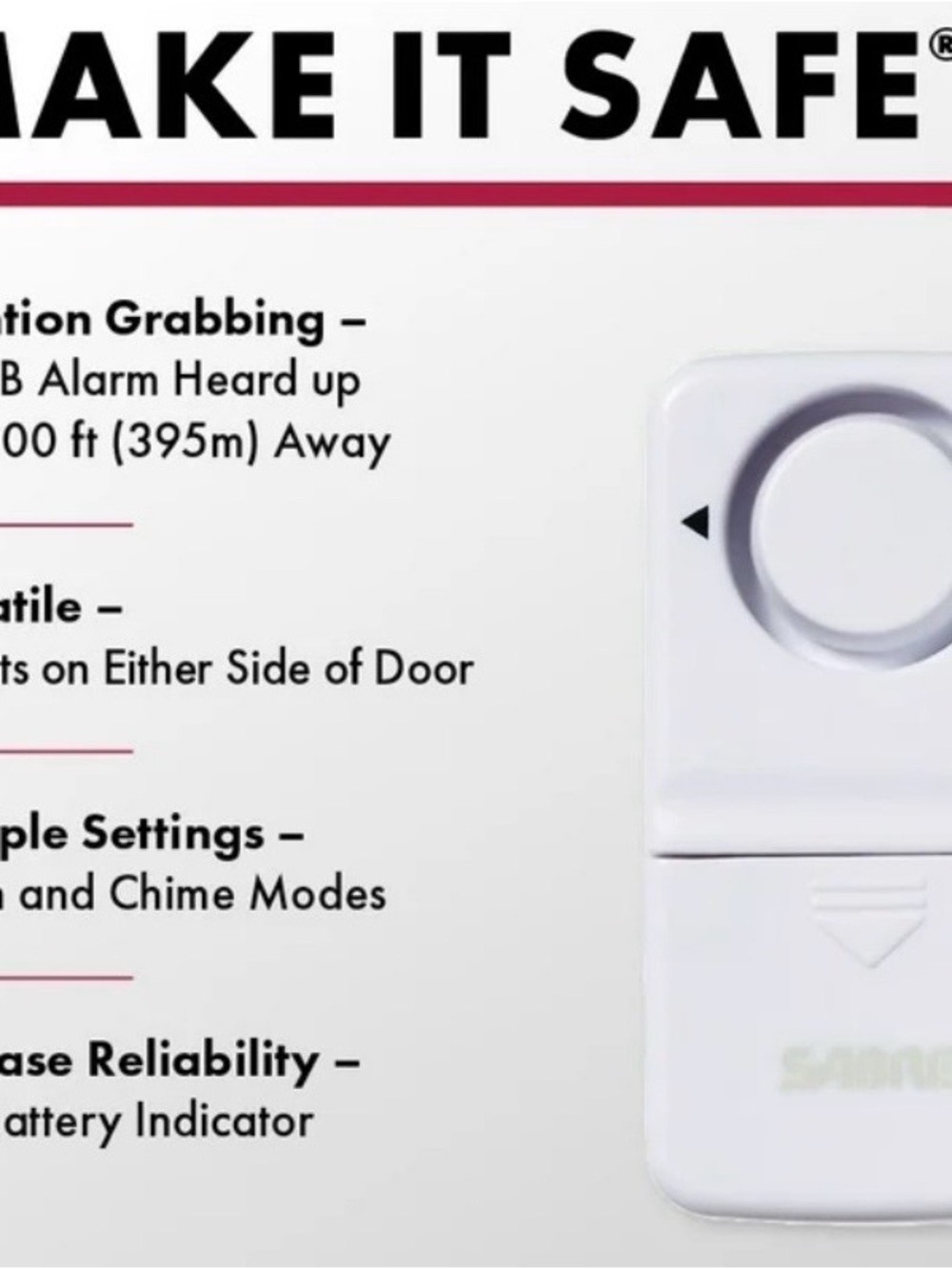 Door or Window Alarm Great for Xtra Protection with Kids - Picture 5 of 5
